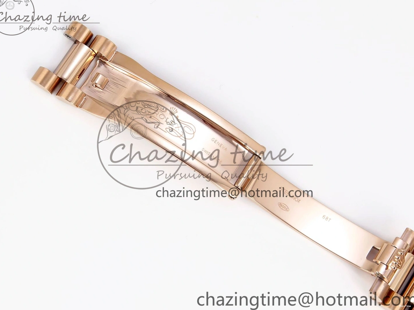 MiroTime 0413 Sophisticated Day Date 36 RG RAF 1:1 Best Edition Green Stone Dial on RG Bracelet A 1846